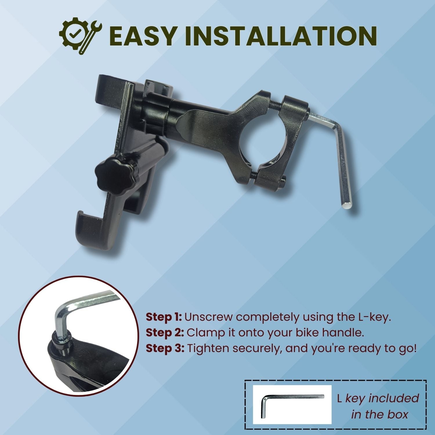 Easy Installation Steps for Metal Bike Mobile Holder – Step-by-Step Guide