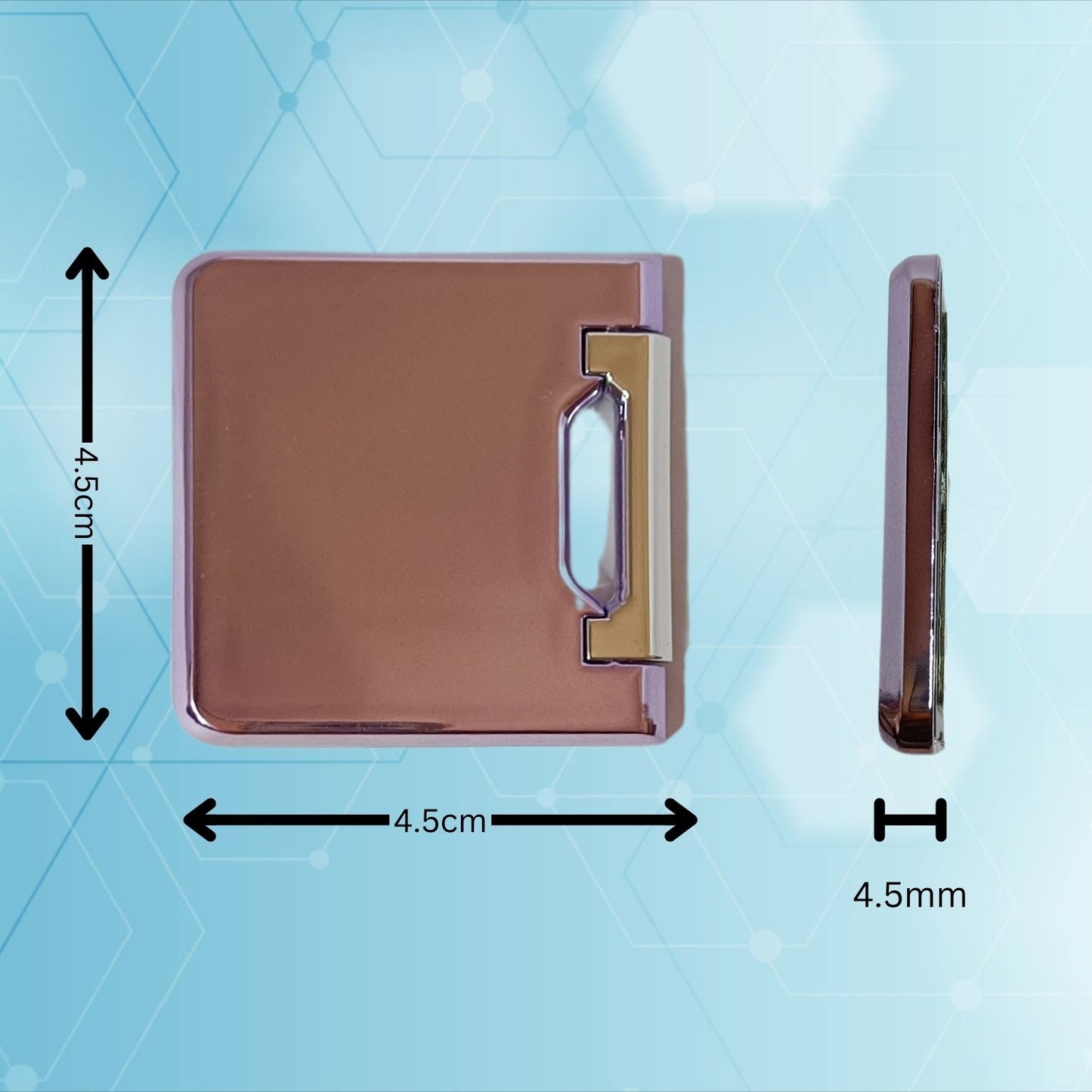 Detailed dimensions of the cell phone kickstand for a perfect fit on your device