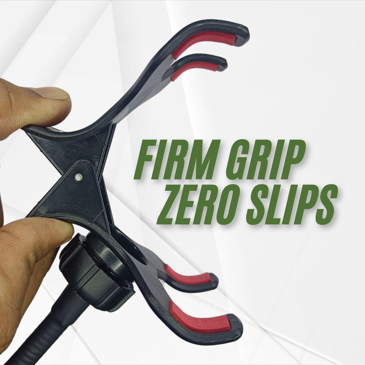 Firm Grip Zero Slips – Secure Mobile Holder with Anti-Slip Clamp for Maximum Stability